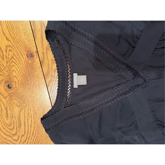 Ann Taylor Navy Long Sleeve Wrap Blouse – Size S - Picture 2 of 6